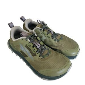 ALTRA Women's Lone Peak 8 Shoes Size 9.5 Trail Running Dusty Olive Taupe